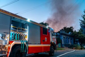 Частный дом с мансардой сгорел в Анапе