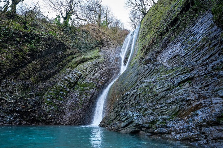 Ореховский водопад в Сочи