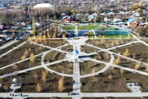 Сквер Мира обновили в Отрадненском районе Кубани