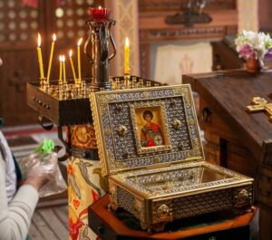 Частицу мощей Георгия Победоносца преподнесли в дар храму в Анапе