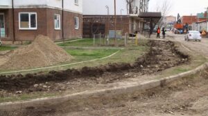 Новые тротуары начали прокладывать в пригороде Краснодара