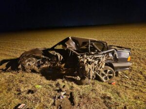 ВАЗ раскурочило в ДТП на встречке в Краснодарском крае