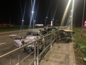 Четверо взрослых и младенец пострадали в ночном ДТП в Кореновске