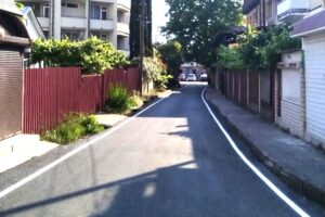Семь улиц в микрорайоне Лоо отремонтировали в Сочи за полгода