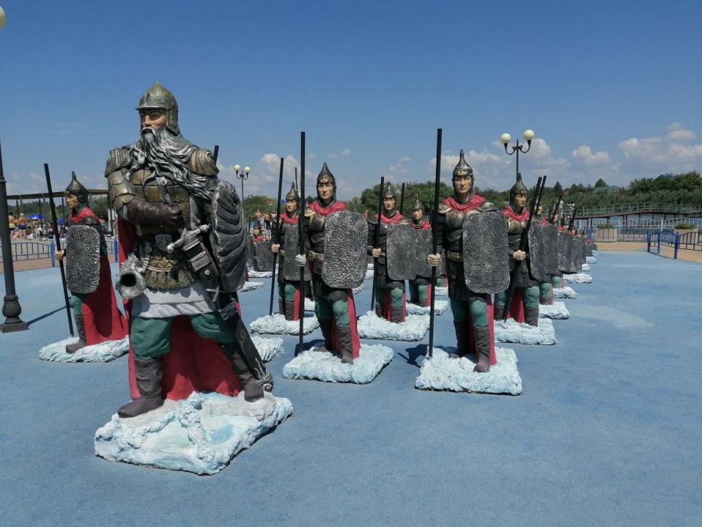 Парк Комсомольский в станице Динской 