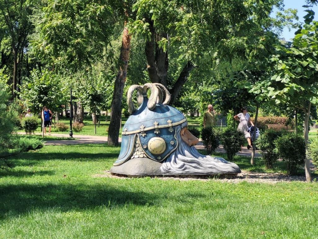 Парк Комсомольский в станице Динской 