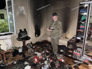 Мужчина погиб, шестеро спасены при пожаре в Армавире