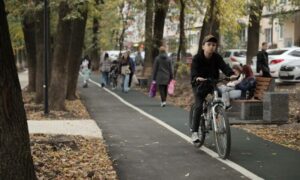 В Краснодаре открыли Семейный бульвар с многолетними дубами