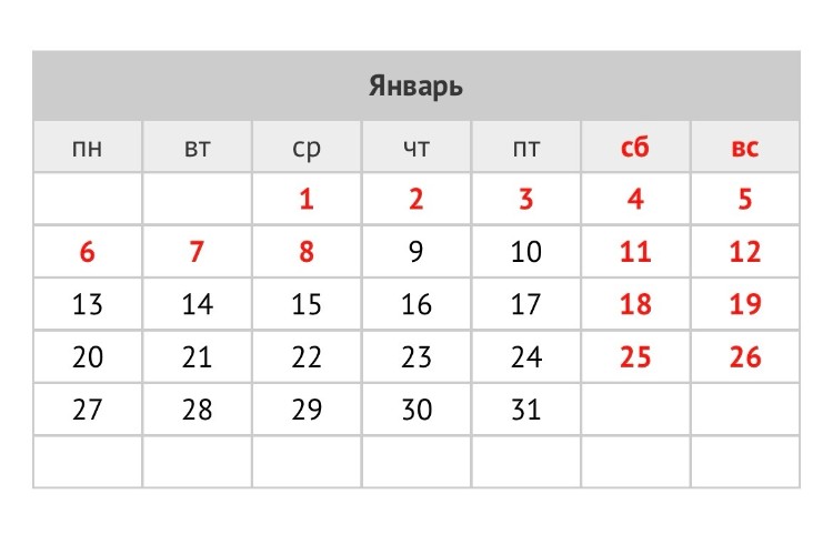 Как отдыхаем в 2025 году: календарь праздников