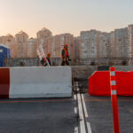 Фоторепортаж: как Краснодар пережил первый день ремонта Тургеневского моста