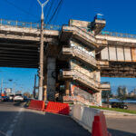 Фоторепортаж: как Краснодар пережил первый день ремонта Тургеневского моста