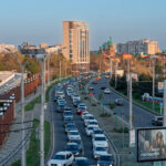 Фоторепортаж: как Краснодар пережил первый день ремонта Тургеневского моста