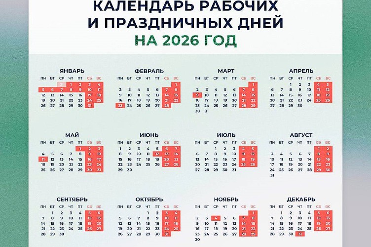 Россиян ждут 12 дней новогодних каникул: они начнутся с 31 декабря 2025 года