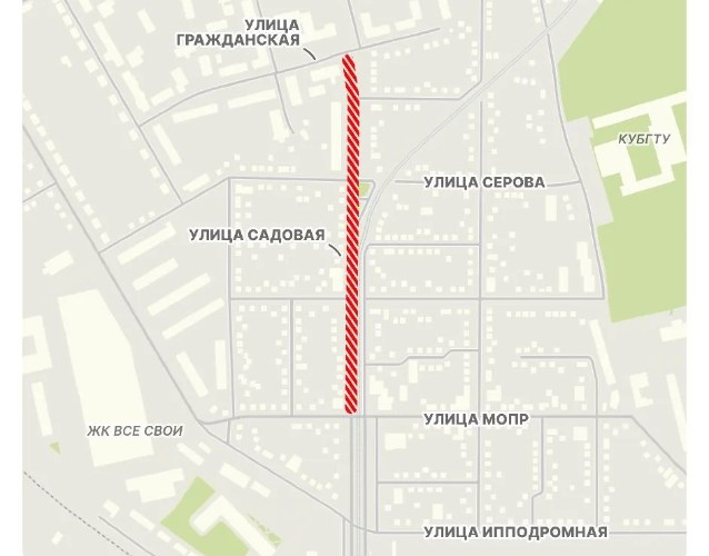 Провал коллектора произошел в центре Краснодара