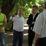 Мэр Краснодара выехал на место работ на Сормовском бульваре