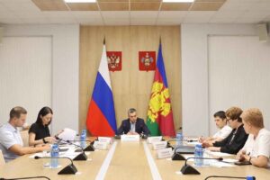 Вице-гуебернатор Руппель проводит совещание