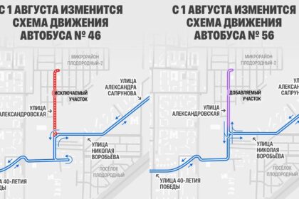 Измененные схемы движения