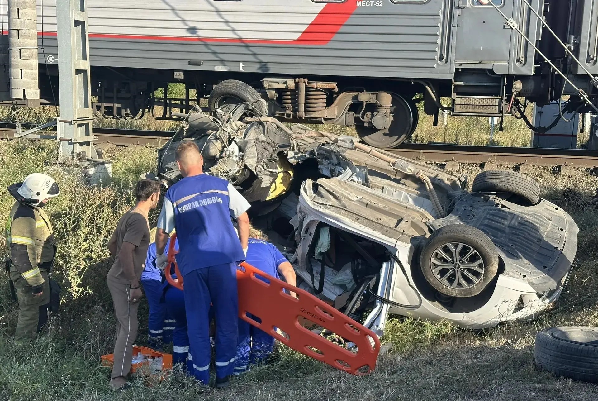 дтп с поездом