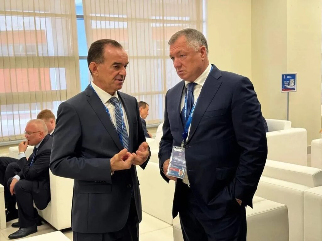 Вениамин Кондратьев на встрече с Маратом Хуснуллиным
