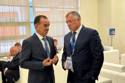 Вениамин Кондратьев на встрече с Маратом Хуснуллиным