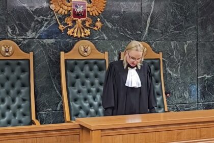 Вынесение приговоры в зале суда